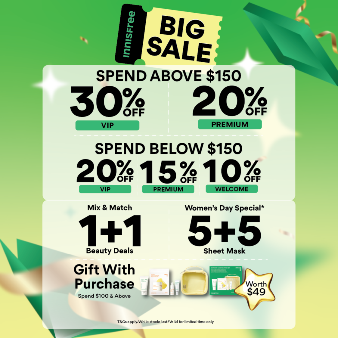 INNISFREE Big Sale Day