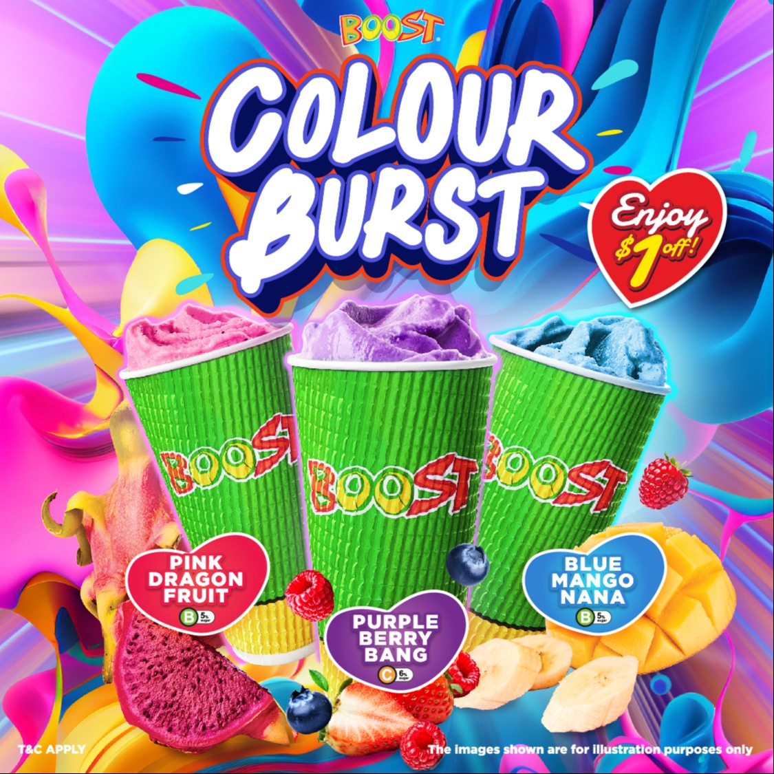 Boost Juice Colour Burst