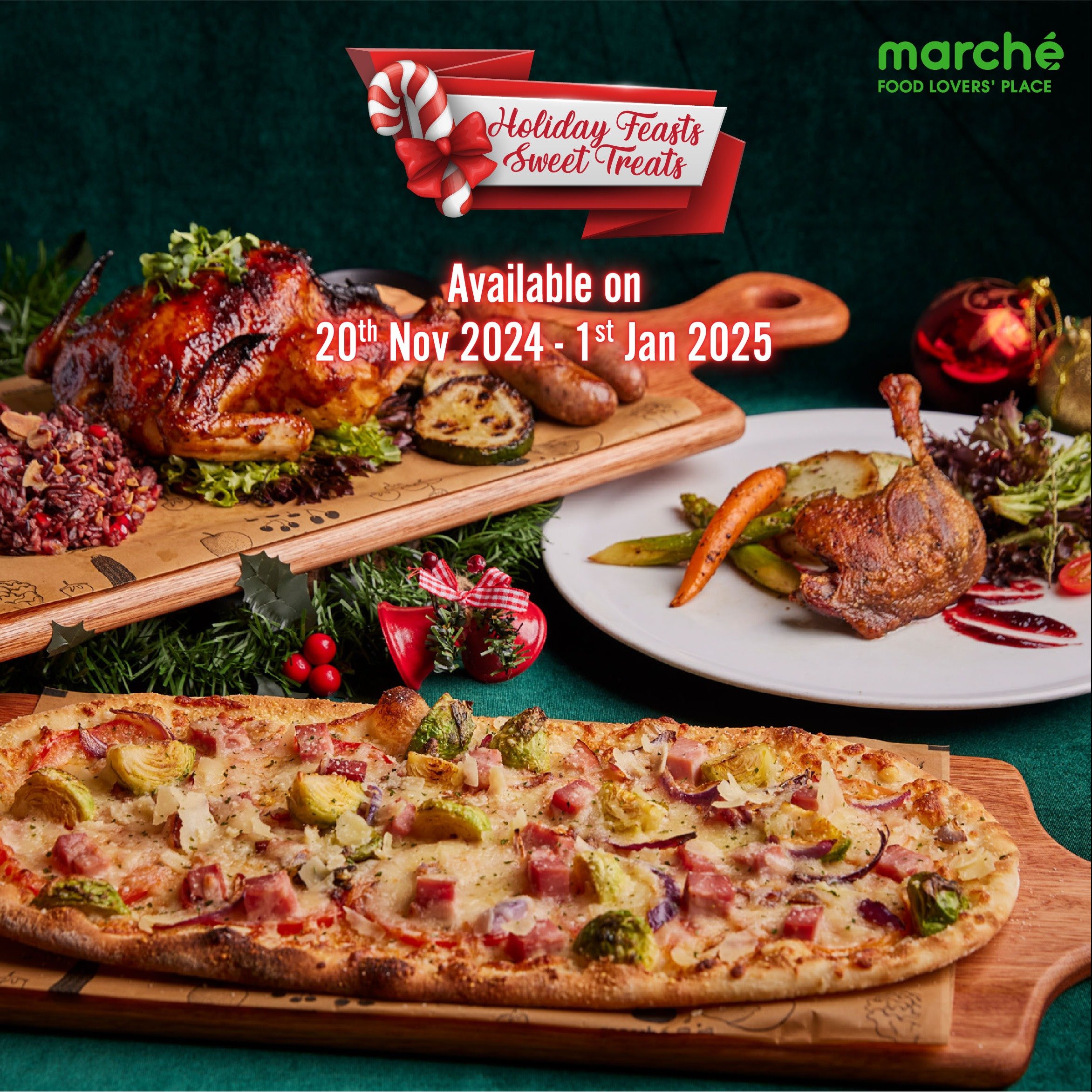 Marché Singapore Christmas Menu at Jem