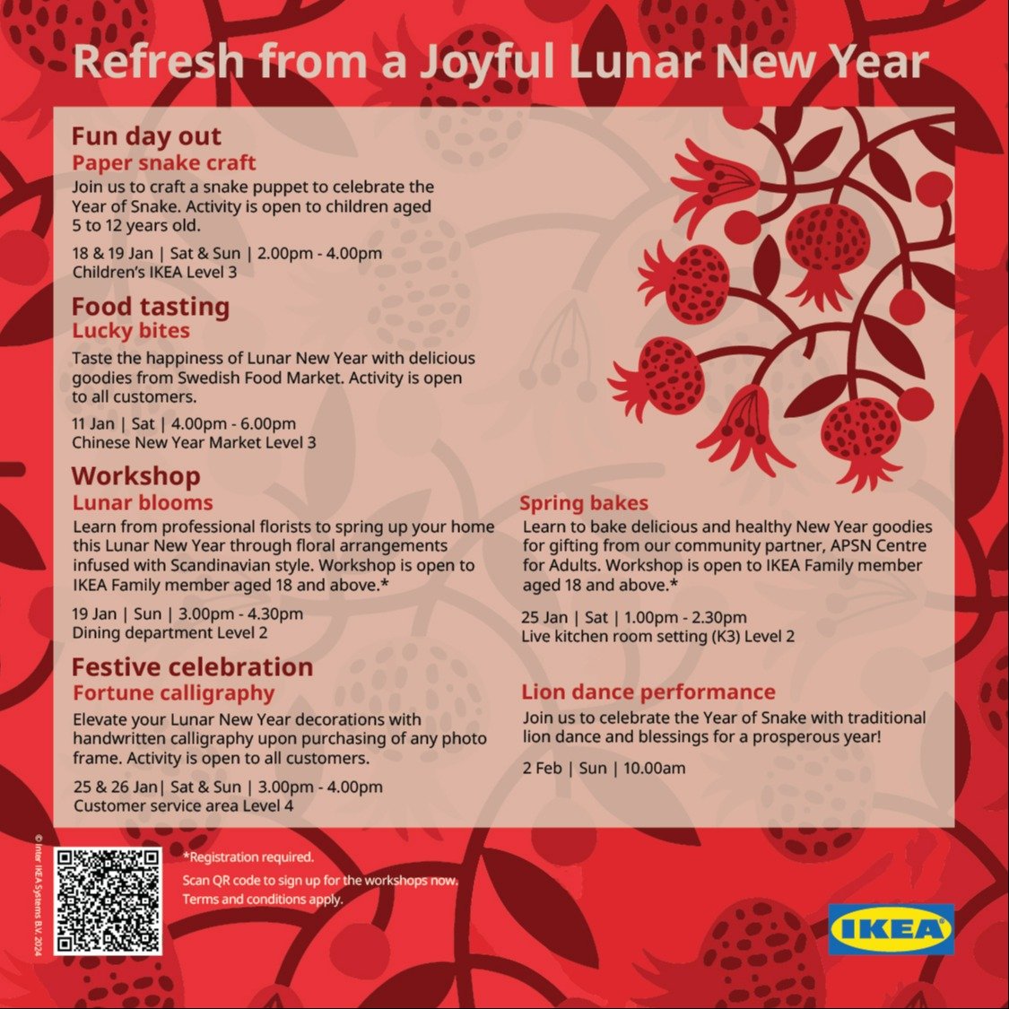 In-store activities at IKEA Jurong